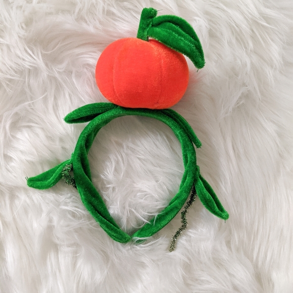 Kids Pumpkin Halloween Headband - Picture 2 of 2